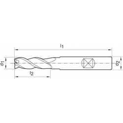 Gwintownik dwustronny M14 VÖLKEL