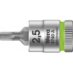 Nasadka wktetakowa 1/4"d.srub z gniaz.6-kat.2,5x28mm Wera