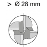 Frez do obrobki zgrubnej ,krotki DIN844 HSSE-PM FIRE,typ NRf 14mm GÜHRING