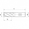 Frez trzpieniowy HSSE-PM 20mm długi GÜHRING