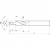 Wiertlo stopn.krotkie HSSTiN,do otwor. przelot.90 M5 GÜHRING