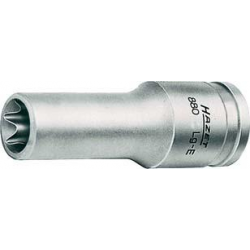 Klucz nasadowy - nasadka 3/8" TORX T12, długa 65mm, 880LG-E12 HAZET