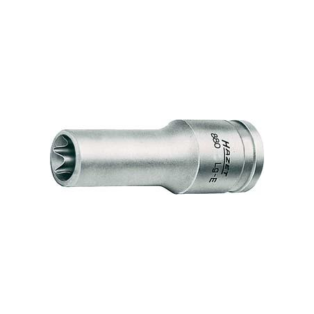 Klucz nasadowy - nasadka 3/8" TORX T8, długa 65mm, 880LG-E8 HAZET