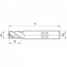 Wiertlo rdzeniowe krotkie HKK-PLUS HM,chwyt Weldon 37/30mm BDS