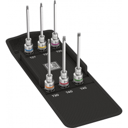 Zest.nasadek wkretak. dlugich z funkcja przytrzymywania Torx 1/2"6-czesciowy Wera