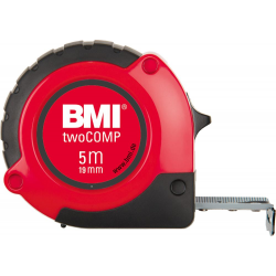 Tasma miernicza kieszonkowa twoCOMP 5mx19mm BMI