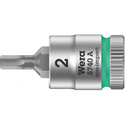 Nasadka wktetakowa 1/4"d.srub z gniaz.6-kat.2x28mm Wera