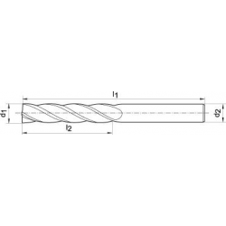 Frez trzpien.SL,b.dlugi WN,pelnow.FIRE,4-os.,20mmGÜHRING