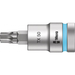 Nasadka wktetakowa 1/2"z funkcja przytrzym. do srub z lbem z gniazdemTORX 50x60mm Wera