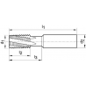 Frez do gwintow TMUSP VHMTiCN,chwyt HA, chlodz.wew. D20x33x1,5mm GÜHRING