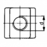 Nakrętka teowa DIN508 M12x14mm AMF