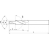 Wiertlo stopn.krotkie HSSTiN,do otwor. przelot.90 M8 GÜHRING