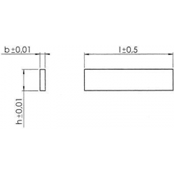 Podkładki równoległe (para) 6x19x100mm AMF