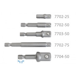 UCHWYT TRZPIENIOWY DO WKRĘTAREK 1/4" CALOWY 3/8" x 50mm, ZACZEP KULKOWY King Tony