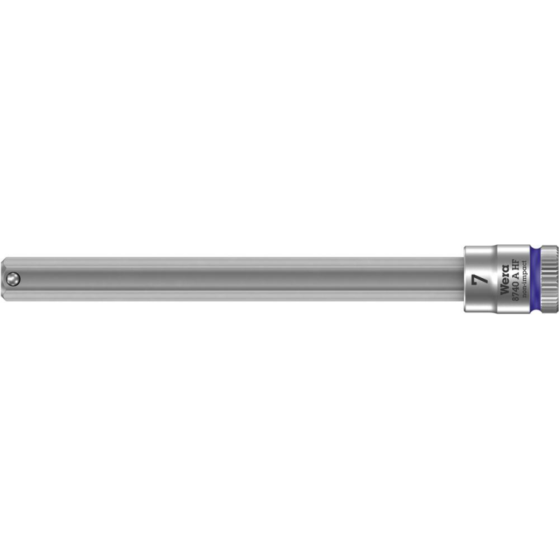 Nasadka wktetakowa 1/4" d.srub z gniaz.6-kat.z funkcja przytrzym,7x100 mm Wera