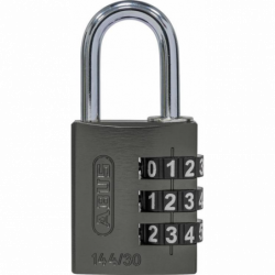 Kłódka aluminiowa TYTAN Lock-Tag z szyfrem 144/30 ABUS