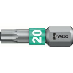 Bit BiTorsion 1/4" DIN3126C6,3,d.srub z gniazdem Torx 20x25mm Wera