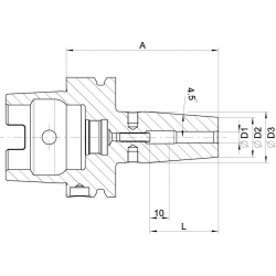 Uchwyt termokurczliwy DIN69863A, chwyt A-63 16x95mm HAIMER