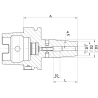 Uchwyt termokurczliwy DIN69863A, chwyt A-63 16x95mm HAIMER